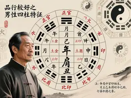 品行較好的男性四柱特徵